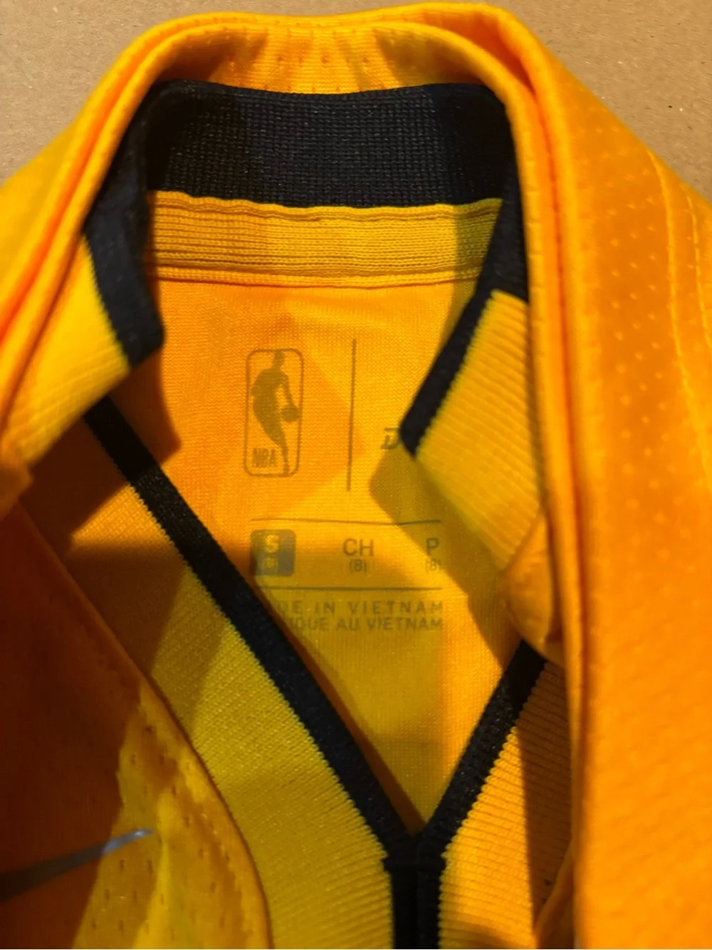 Nike HEAT yellow and blue  #14 Basketball Jersey